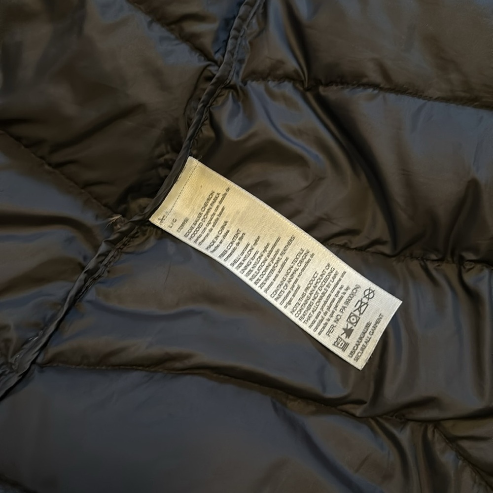 Eddie Bauer 650 Ultra Lightweight Down Longline Coat GUC L - Picture 6 of 8
